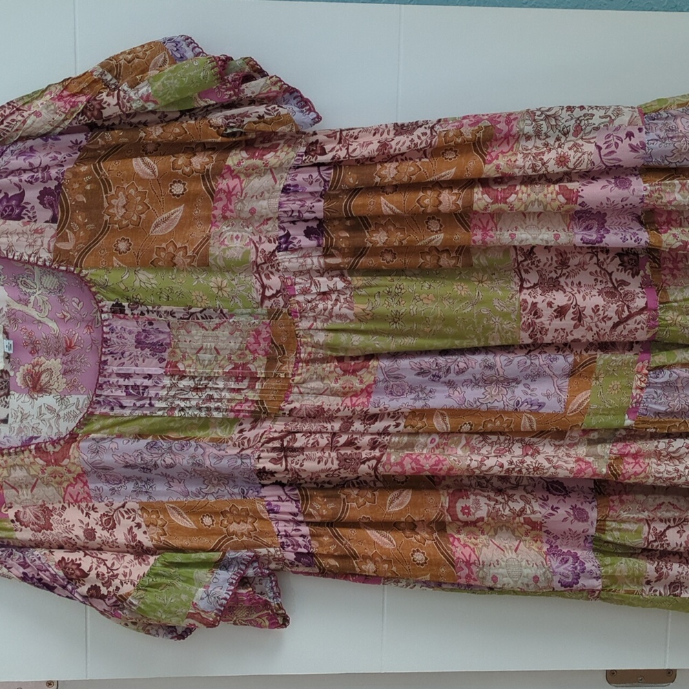 Johny Was Lightweight Lined Patchwork Bohemian Fl… - image 3